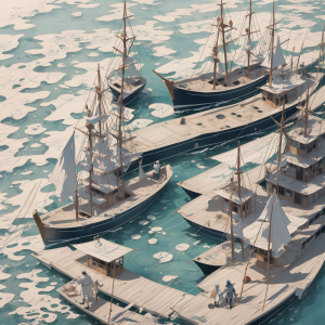 《桃花源记》北京林业大学外语学院译本,内含《桃花源记》AI绘画